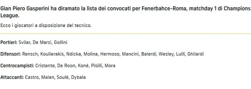 romanin-fenerbahce-maci-kamp-kadrosu-belli-oldu-o-isim-kafilede-yer-almadi-1788952336278.jpeg Roma'nın Fenerbahçe maçı kamp kadrosu açıklandı! O isim kafilede yer almadı - 1
