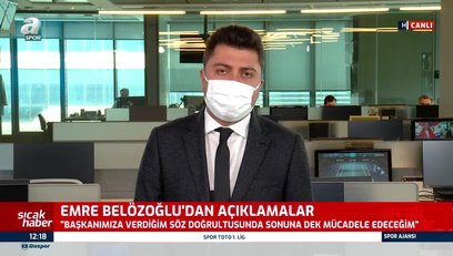 >Belözoğlu'ndan flaş istifa ve Caner Erkin açıklaması!