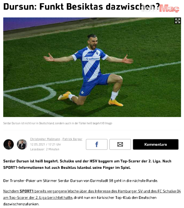 Son dakika spor haberleri: Almanlar duyurdu! İşte Beşiktaş'ın Serdar Dursun teklifi