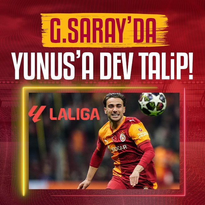 Galatasaray'da Yunus Akgün'e İspanya devinden takip!