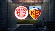 Antalyaspor - Kayserispor | CANLI