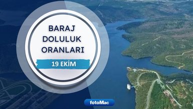 BARAJ DOLULUK ORANLARI - İstanbul baraj doluluk oranı İSKİ 19 Ekim rakamları