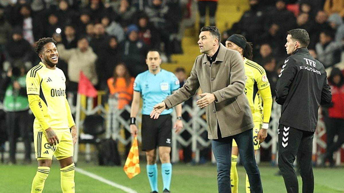 Gaziantep FK -Fenerbahçe maçında gerginlik yaşandı!