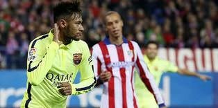 Neymar Atletico'yu Barça'ladı