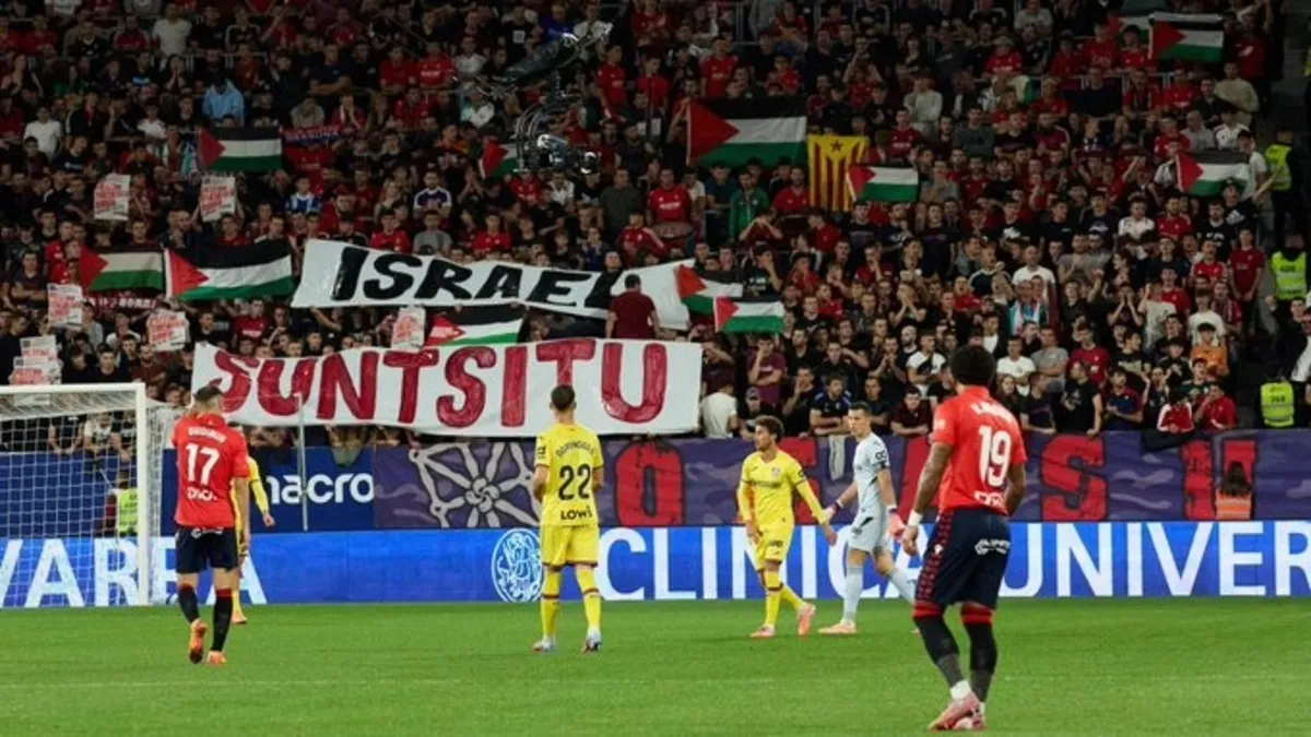 La Liga’da İsrail protestosu nedeniyle maç durduruldu!