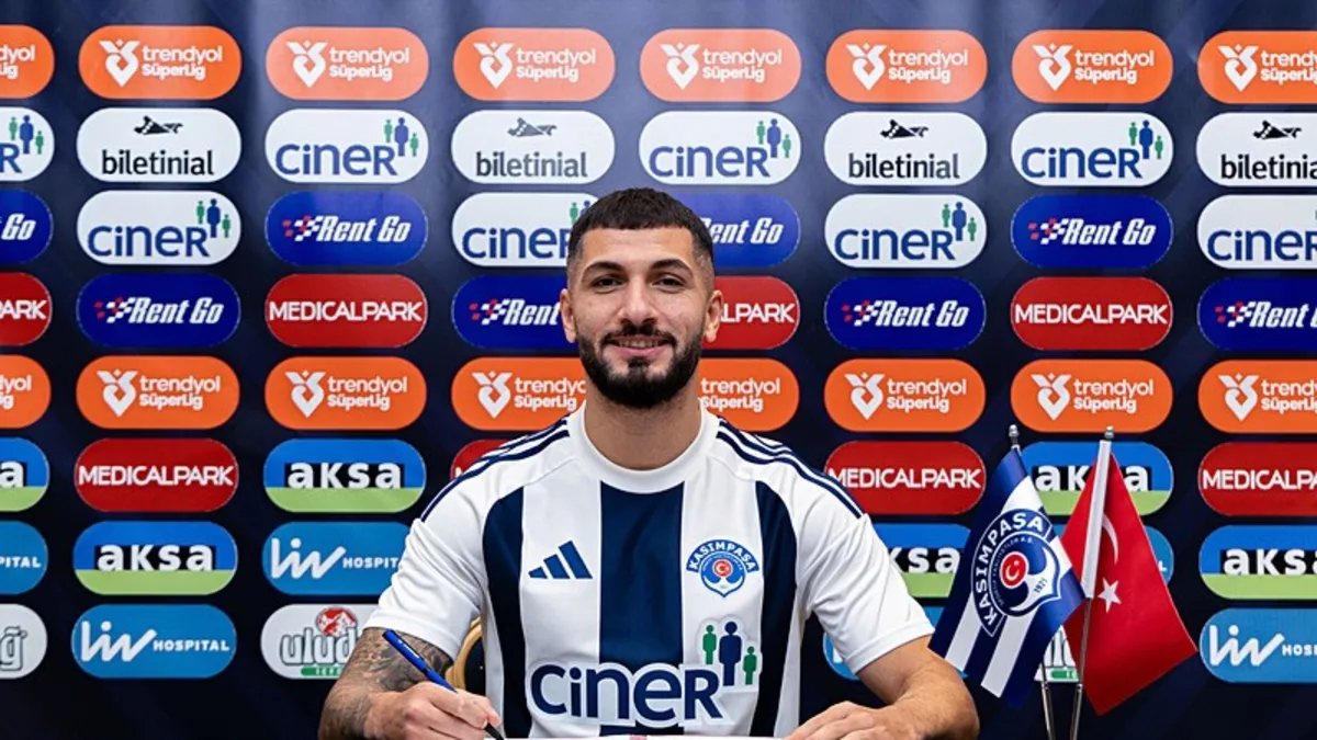 Kasımpaşa Kamil Ahmet Çörekçi ile sözleşme imzaladı!