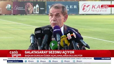 Dursun Özbek'ten transfer açıklaması!