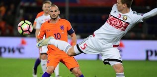 Sneijderli Hollanda farka gitti