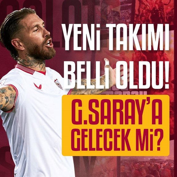 TRANSFER HABERİ: Sergio Ramos’un yeni takımı belli oldu! Galatasaray’a gelecek mi?