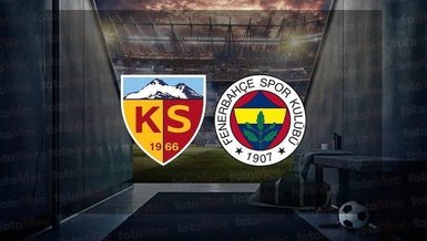 Kayserispor Fenerbahçe maçı CANLI