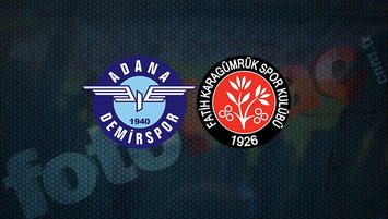 Adana Demirspor-Karagümrük maçı ne zaman?
