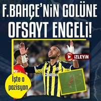F.Bahçe'nin golüne ofsayt engeli!