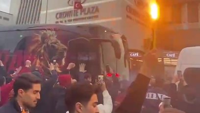 >Galatasaray kafilesi stadyuma hareket etti!