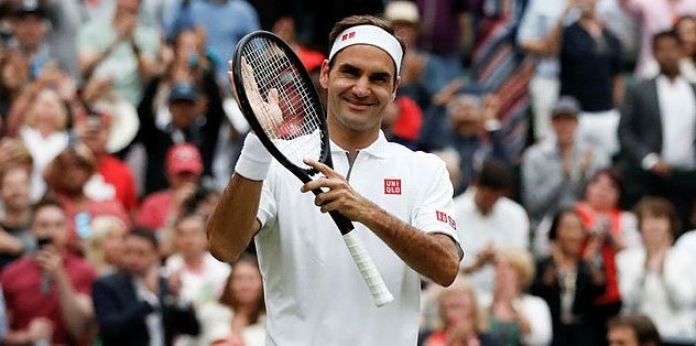 Federer Wimbledon'da çeyrek finalde