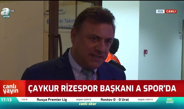 Çaykur Rizespor Başkanı Hasan Kartal'dan transfer açıklaması