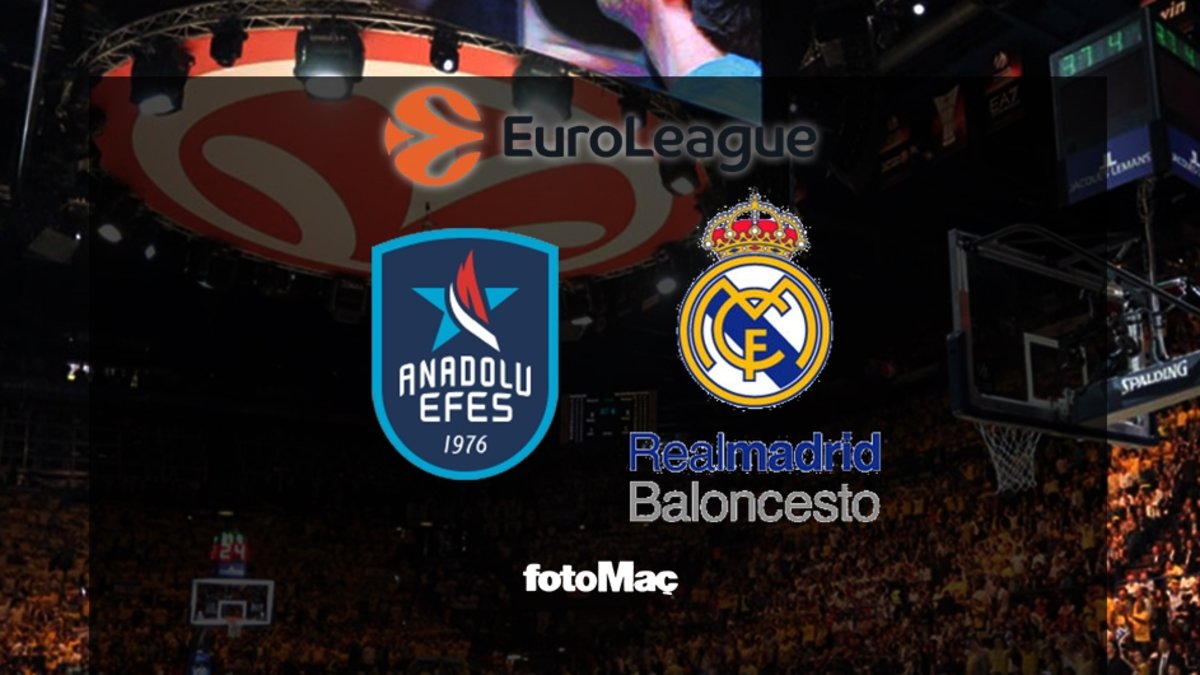 EuroLeague Anadolu Efes - Real Madrid maçı saat kaçta, hangi kanalda?