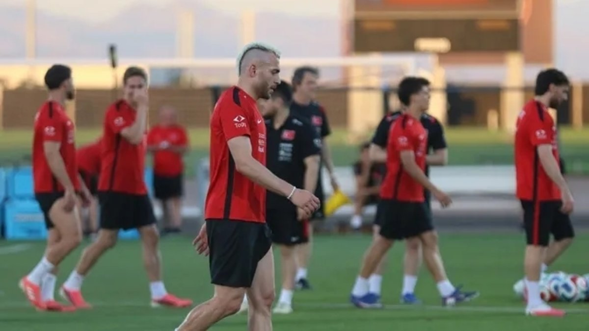A Milli Futbol Takımımız ABD maçı hazırlıklarını tamamladı