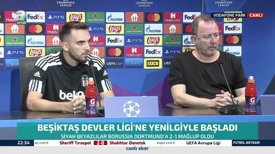 Kenan Karaman Beşiktaş - Dortmund maçı sonrası konuştu: İyi bir direnç gösterdik