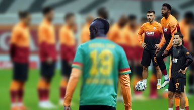 Galatasaray-Hatayspor maçı öncesi Diagne Papa Bouba Diop forması ile ısındı!