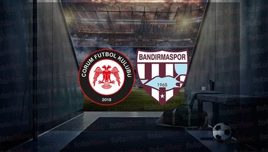 Çorum FK - Bandırmaspor maçı ne zaman, saat kaçta ve hangi kanalda canlı yayınlanacak? | Trendyol 1. Lig