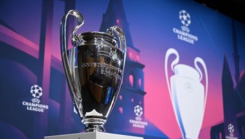 UEFA Champions League trophy on display in Istanbul