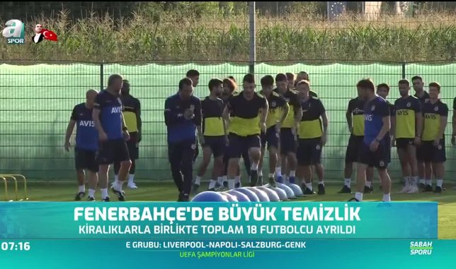 Fenerbahçe'de büyük temizlik