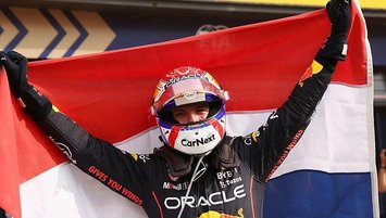 Hollanda'da zafer Verstappen'in
