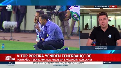 >Vitor Pereira yeniden Fenerbahçe'de
