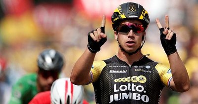 Fransa Bisiklet Turu'nun sekizinci etabını Dylan Groenewegen kazandı