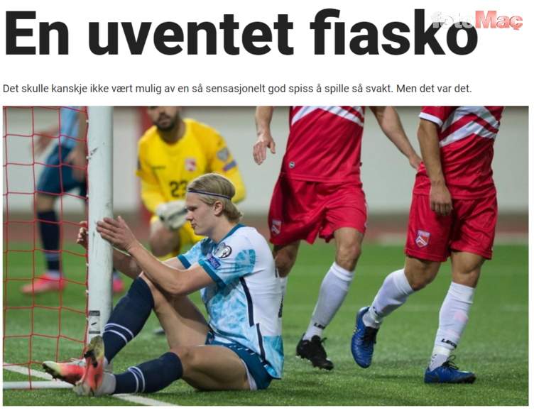 Türkiye maçı öncesi Norveç'te Haaland şoku! "Fiyasko"