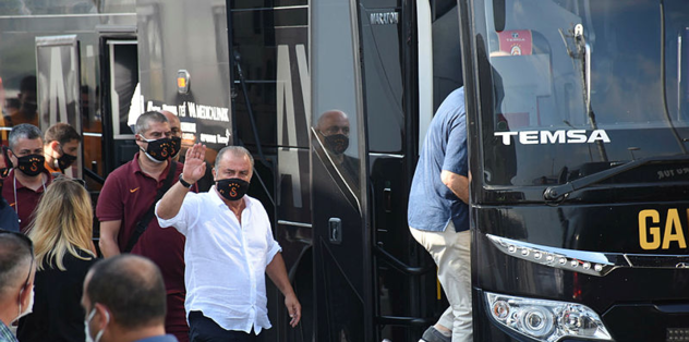 Galatasaray kafilesi Alanya'da!