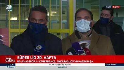 >Sivasspor ve Fenerbahçe başkanlarından ortak açıklama
