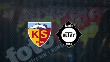 Kayserispor - Altay maçı CANLI izle Kayserispor - Altay canlı anlatım