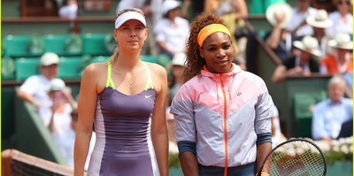 Fransa Açık'ta Serena Williams, Maria Sharapova ile oynayacağı maçtan çekildi!