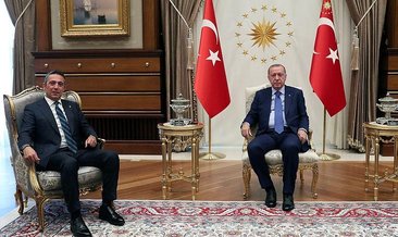 Başkan Recep Tayyip Erdoğan Fenerbahçe Başkanı Ali Koç'u kabul etti
