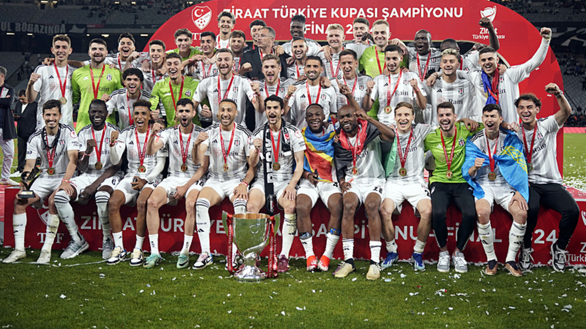 Trendyol Süper Lig'de sezonu 6 sırada bitiren Beşiktaş'ta Türkiye Kupası