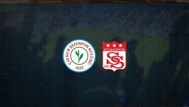 Çaykur Rizespor - Sivasspor maçı ne zaman, saat kaçta ve hangi kanalda canlı yayınlanacak? | Süper Lig
