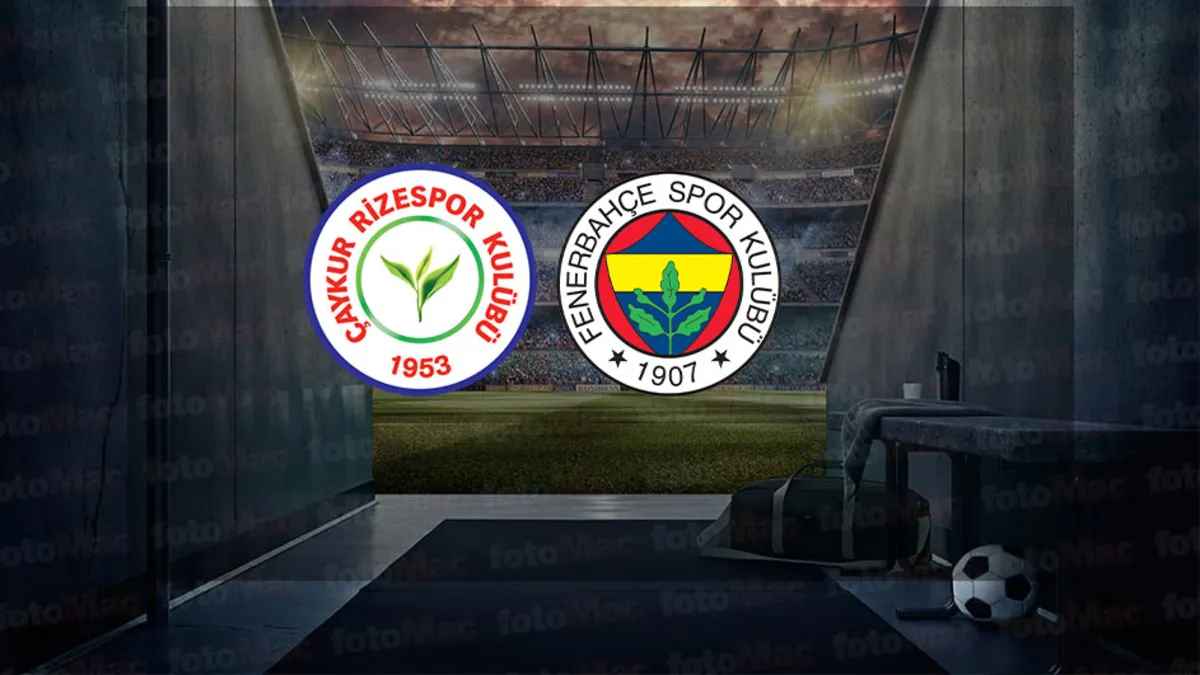 Fenerbahçe, Rizespor deplasmanında puan arıyor