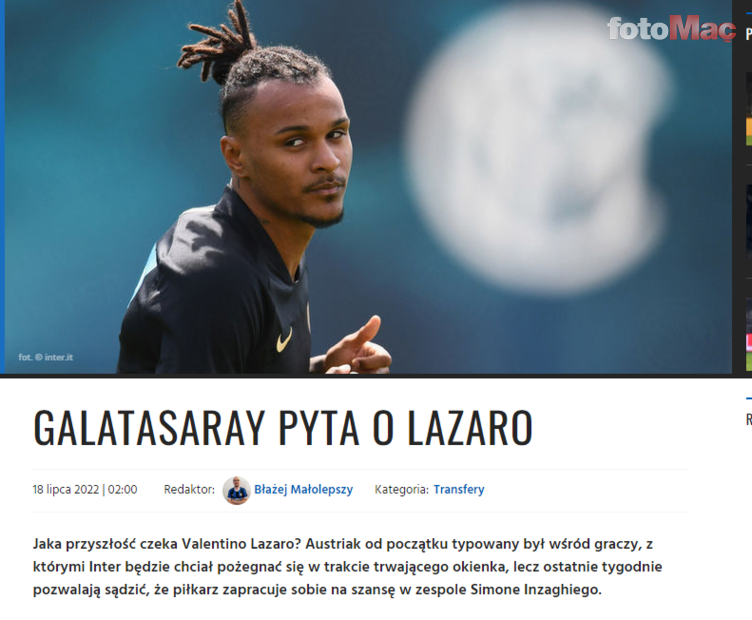 GALATASARAY TRANSFER HABERİ: Galatasaray'a Avusturyalı savunmacı! Valentino Lazaro...