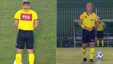 Brezilyalı hakem altına işedi