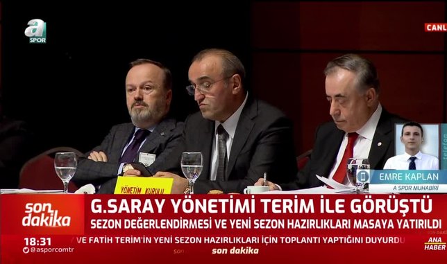 Galatasaray yönetimi Fatih Terim ile görüştü
