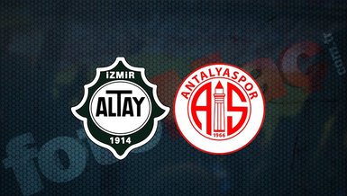 Altay-Antalyaspor maçı CANLI