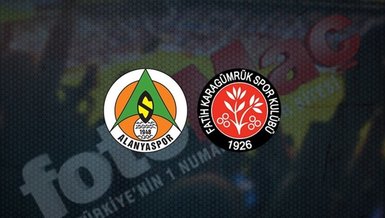 Alanyaspor - Fatih Karagümrük maçı canlı