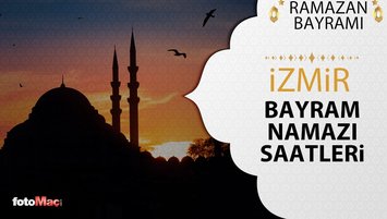 İzmir bayram namazı saat kaçta kılınacak? Diyanet 2026