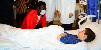 Gomis'ten anlamlı ziyaret