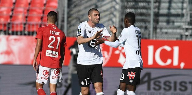 Brest Lille 3 2 Mac Sonucu Ozet Burak Yilmaz In Iki Golu Yetmedi Son Dakika Fransa Ligue