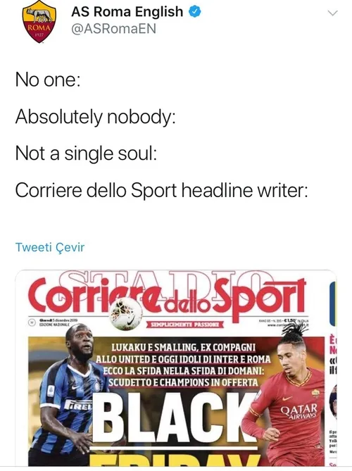Corriere dello Sport'tan İtalya'yı karıştıran "Black Friday" manşeti - 3