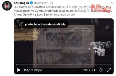 Süper Lig ekiplerinde 19 Mayıs coşkusu! İşte kutlama mesajları