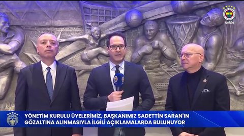 F.Bahçeli yöneticilerden ortak açıklama!