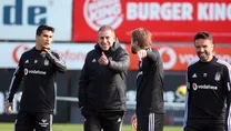 Beşiktaş’ta neşeli idman